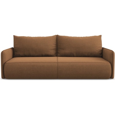 makamii Оранжев разтегателен диван с място за съхранение 216 cm Nanea - Makamii (NANEA_3SF_24_P1_C9)