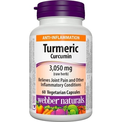 Webber Naturals Куркума Турмерик 600 mg 60 V капсули | Webber Naturals (3544 WN)