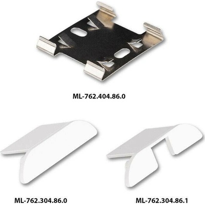 ML-761.304.86.2 Přisazený hliníkový profil PXA 40x9mm včetně mléčného difuzoru 2m