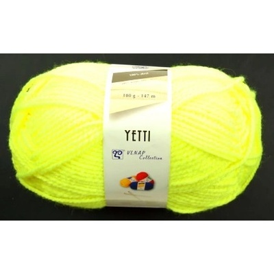 Vlnap příze Yetti_50010 Neon žlutá