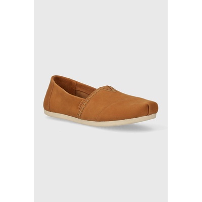 Toms Еспадрили от набук Toms Alpargata в кафяво 10020670 (10020670)