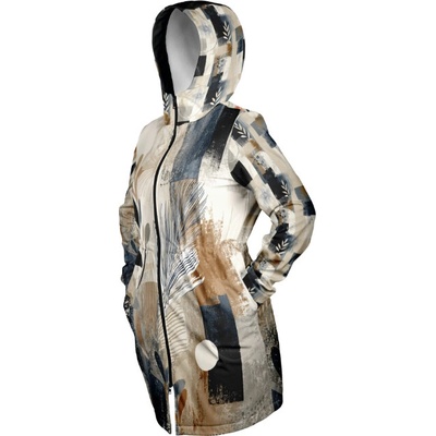 Takoy Panel se střihem 36 dámská softshell bunda podzimní geometrie-NS-26215