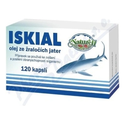 Naturell AB Iskial olej ze žraločích jater 120 kapsúl