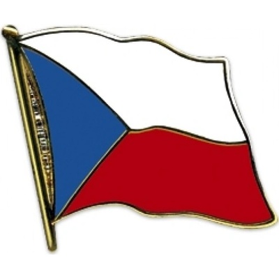Odznak (pins) 20mm vlajka Česká republika - farebný