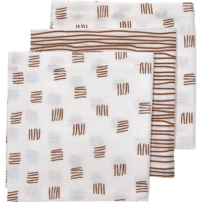 Meyco Block stripe camel 3 ks
