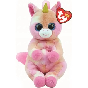 TY Toys Плюшена играчка TY Toys Beanie Bellies - Eднорог Skylar, 15 cm (TY40547) - baby