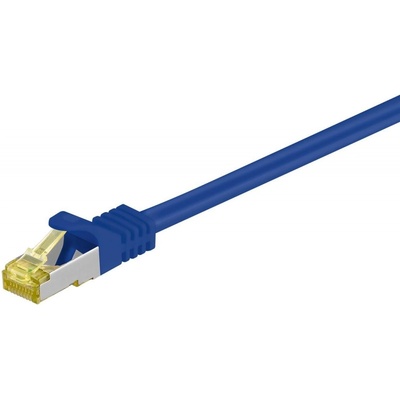 Goobay 21.92.2244 S/FTP patch kat. 7, s konektory RJ45, LSOH, 25m, modrý