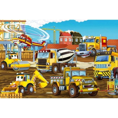 Dimex MS-5-1478 Vliesová fototapeta Staveniště rozměry 375 x 250 cm