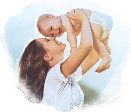 Mamička s dieťaťom v plienkach Pampers Harmonie Mamička s dieťaťom v plienkach Pampers Harmonie