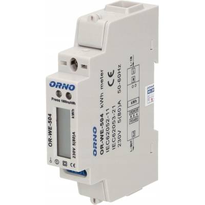 Jednofázový elektroměr 80A RS-485 Orno