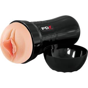 PDX - Wet Pussies Super Luscious Lips - реалистично изкуствено влагалище (телесен цвят)