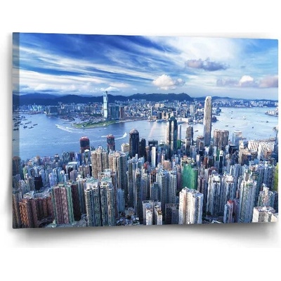 Sablio Obraz Mesto s mrakodrapmi - 90x60 cm