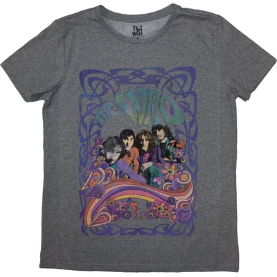 The Who Psych Floral Grey S Дамски Риза (<![CDATA[WHOTEE63LG01]]>)