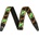 FENDER Колан за китара Monogrammed Strap Green/Orange by Fender