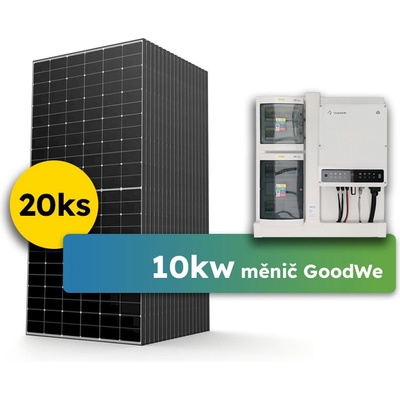 Ecoprodukt Hybrid-ready Goodwe 10,5kWp 3-fáz předpřipravený solární systém