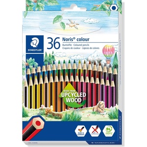 STAEDTLER цветни моливи Noris от рециклирано дърво асорт. (36) (185 CD36)