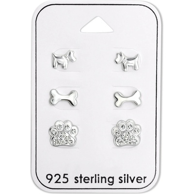 iŠperky set strieborných náušníc ID|294724