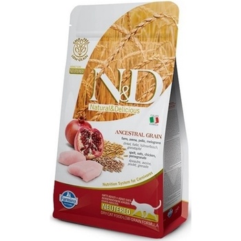 N&D Low Grain Cat Neutered Chicken & Pomegranate 1,5 kg