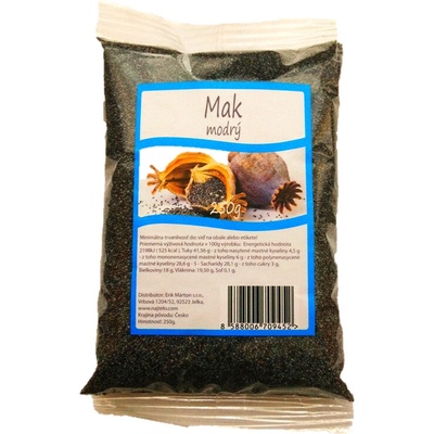 Najtelo Mak modrý celý 250 g