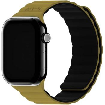 Image 1 of Holdit Каишка за часовник Holdit за Apple watch 42(1, 2, 3 series) 44/45/46/49 155-210mm, Magnet, Silicone, Warm Olive