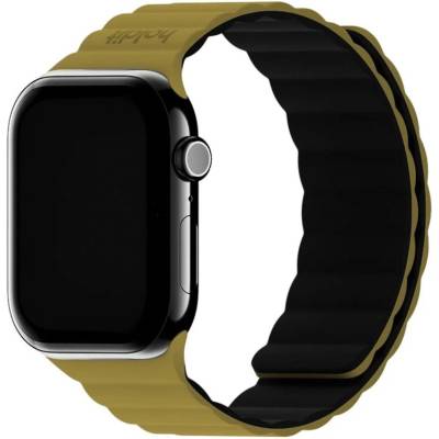 Holdit Каишка за часовник Holdit за Apple watch 42(1, 2, 3 series) 44/45/46/49 155-210mm, Magnet, Silicone, Warm Olive