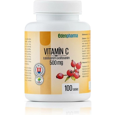 EDENPharma VITAMIN C 500 mg s postupným uvolňováním 100 tablet