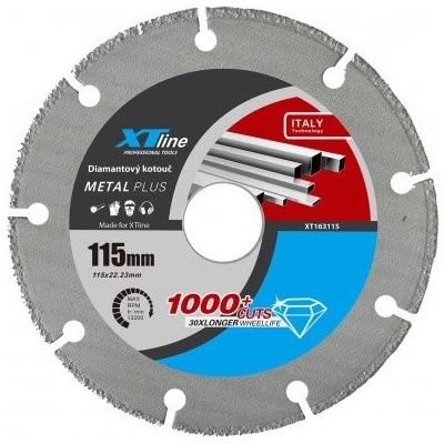 XTline Kotúč univerzálny 115 x 22,2 mm XT163115