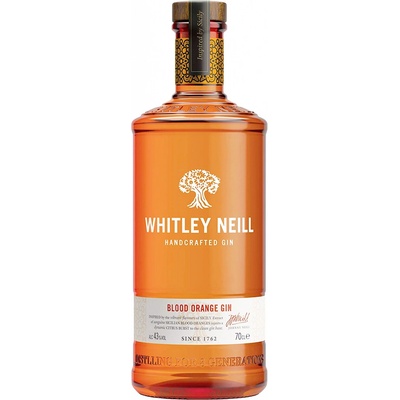 Whitley Neill Blood Orange Gin 43% 0,7 l (holá láhev)