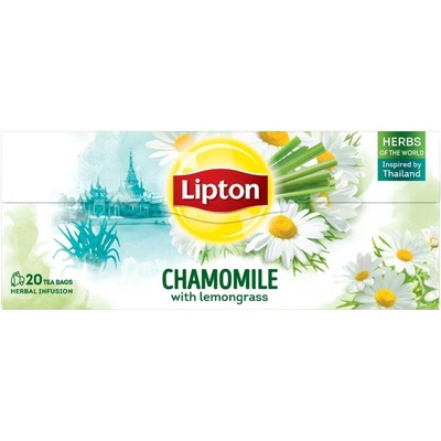 Lipton Camomile & Lemongrass porcovaný čaj 20 x 1,7 g