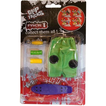 Grip & Tricks Комплект играчка за пръсти penny board, лилав (gt-f-cp-purple)