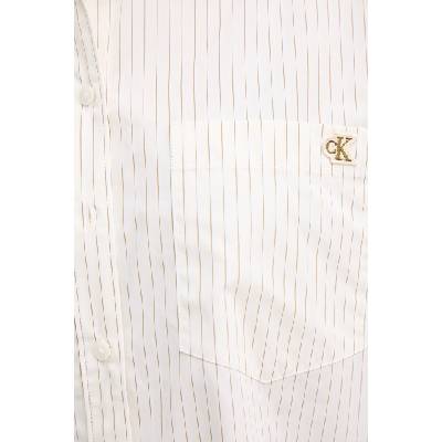 Calvin Klein риза дамска от памук (LV047F103G)