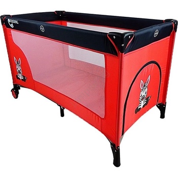 COSING - Детска пътна сгъваема кошара ADAM Zebra Red (CI0017)