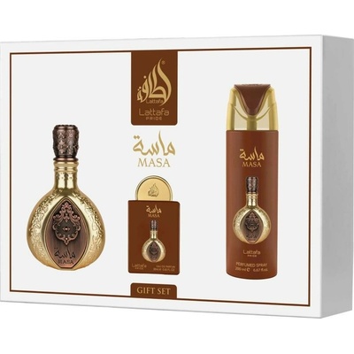 Lattafa Pride Masa EDP 100 ml + EDP 20 ml + tělový sprej 200 ml