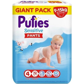 pufies Пелени - гащички Pufies Sensitive Pants 4 Maxi 72 бр