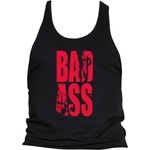 BAD ASS TankTop | Black-Red M