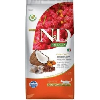 N&D GF Quinoa CAT Skin&Coat Herring & Coconut 1,5 kg