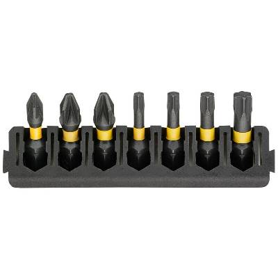 25 мм държач за 7 бита + битове DT70813 (DT70813)