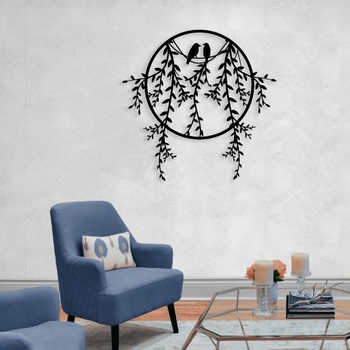 Image 1 of Decono Метална Декорация Лястовици на клон