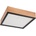 LAMKUR Плафон OAK SQUARE 4xE27/15W/230V 39x39 см дъб/черен (LA48826)