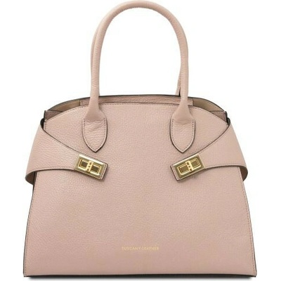 Tuscany Leather Kožená kabelka Coccola ružovo‑béžová 2421 1 117
