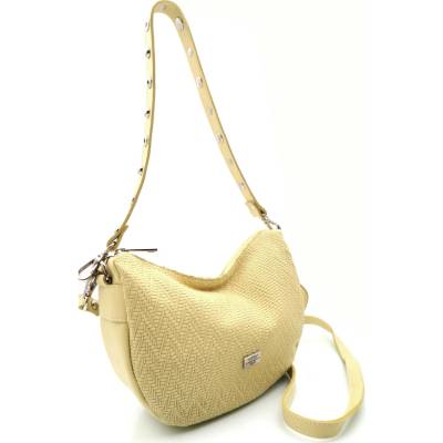 Caramelo dámská kožená kabelka Banana Bag 82343 Amarillo