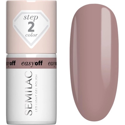 Semilac Easy Off Step 2 гел лак за нокти с използване на UV/LED лампа цвят Mocha Cream 7ml