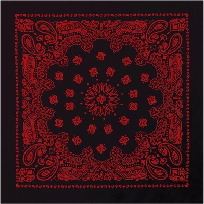 Šátek Rothco Jumbo Trainmen Western černo červený – Zboží Mobilmania