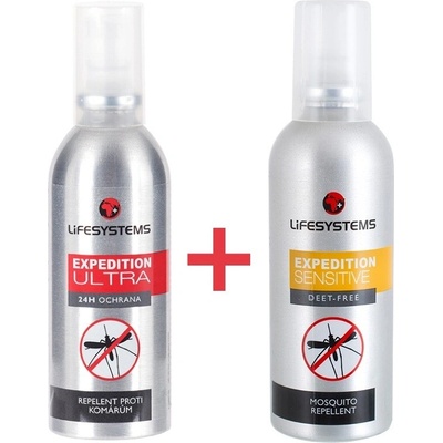 Lifesystems Expedition Ultra 100 ml + Sensitive repelent 100 ml