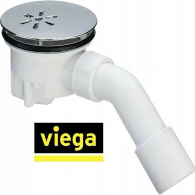 Viega Tempoplex, sifón pre sprchové vaničky s priemerom 90 mm 6956EX, chrómová, 364786