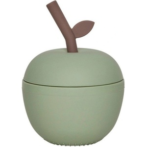 OYOY Mini Зелена силиконова детска чаша Apple - OYOY Mini (M107561)