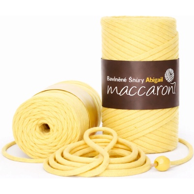 Bavlněná šňůra Abigail 3 mm vanilková 406-02