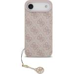 GUESS Калъф за iPhone 17 Air - Guess - Hardcase 4G Charm Cradle MagSafe (GUHMP17MGF4GCP) - Розов