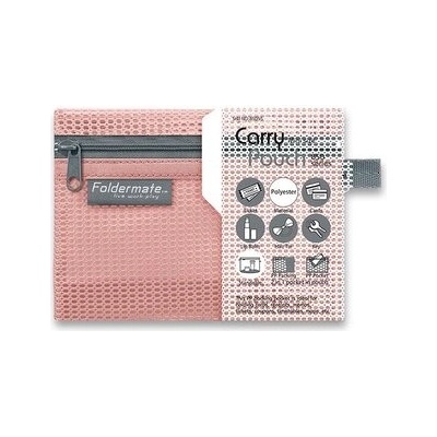 Síťovaná plastová obálka Foldermate Pop Gear Mini, růžová