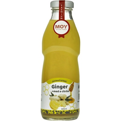 MOY Ginger s medom a citrónom 100% šťava 0,5 l